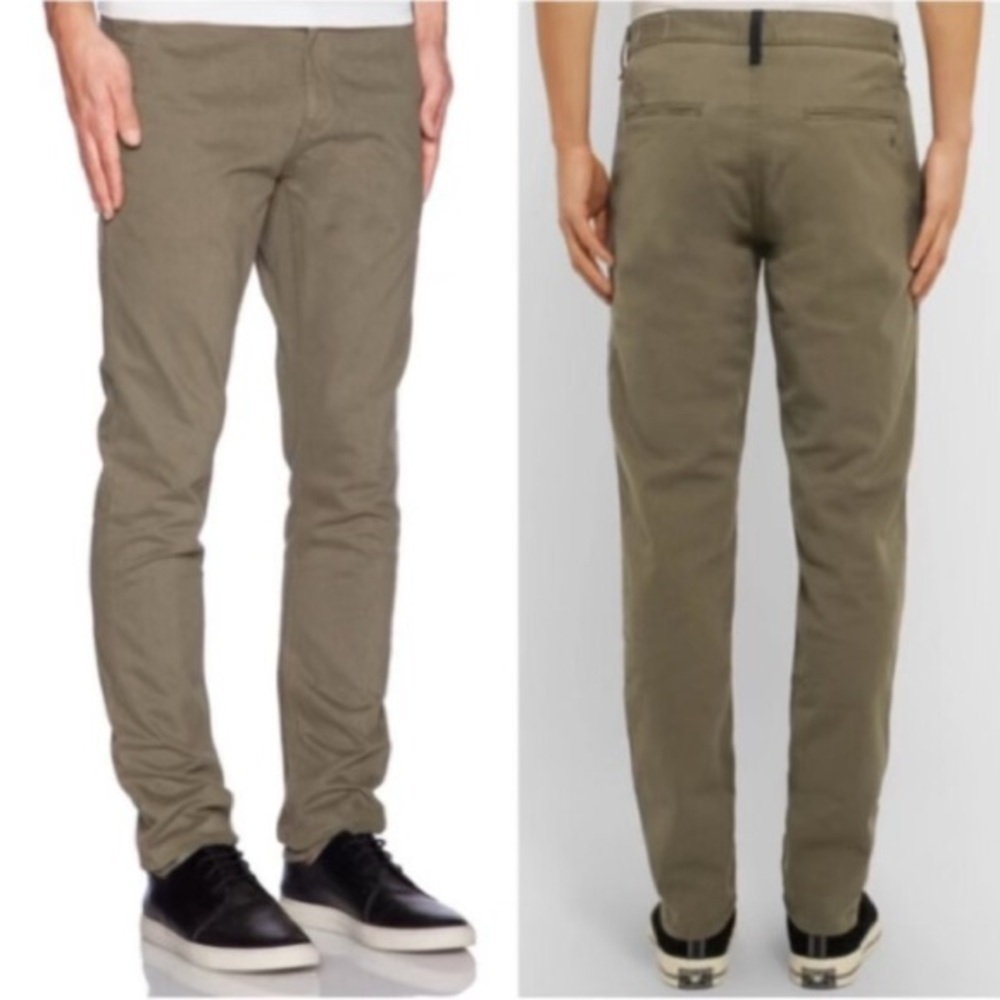 Rag & Bone Fit 2 Classic Chino Army Green Pants